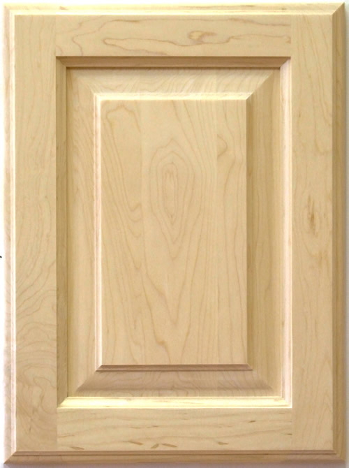 Drumlin cabinet door in Maple